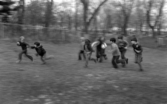 Children Playing Football